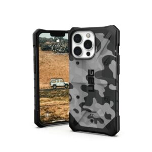Urban Armor Gear Pathfinder Case Compatible avec Apple iPhone 13 Pro [Recharge sans Fil Compatible, Protection Contre Les Chutes aux Normes Militaires, Pare-Chocs Ultra-Mince] Midnight Camo