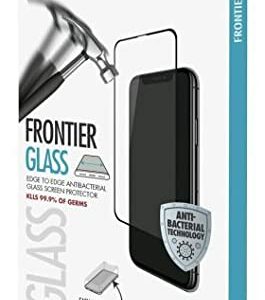 Skech Frontier Full Fit Verre trempé compatible avec Apple iPhone 13 Pro Max – [Film de protection anti-rayures, revêtement anti-traces de doigts, dureté 9H, 3D Touch, incassable] Noir