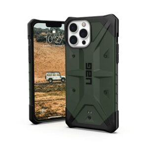 Urban Armor Gear Pathfinder Case Compatible avec Apple iPhone 13 Pro Max [Recharge sans Fil Compatible, Protection Contre Les Chutes aux Normes Militaires, Pare-Chocs Ultra-Mince] Vert Olive