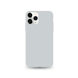 COKAR iPhone 12 Case Slim Case, Coque de Protection avec Impression numérique, Téléphone Anti-Goutte, Étui de Téléphone en TPU Glacé (Gris)