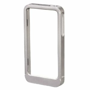 Hama Edge Coque de Protection en Aluminium pour Apple iPhone 4/4S Argent