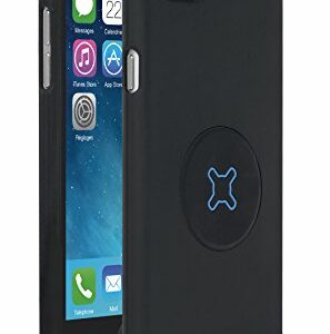 Mobilis Coque de protection U.FIX pour iPhone 8 / iPhone 7 / iPhone 6 / iPhone 6S - compatible tous supports U.FIX - Noir