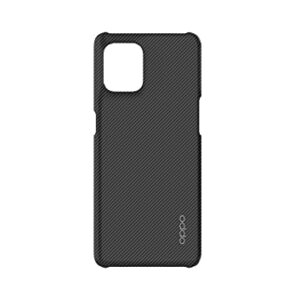 OPPO - Coque en Kevlar pour Smartphone OPPO Find X3 Pro, Protection Téléphone Portable, 5x Plus Résistant que l'Acier, Anti-Choc et Anti-Secousse, Prise en Main Confortable, Durable et Léger, Noir