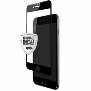 Skech Frontier Full Fit 2,5D Tempered Glass HD Verre blindé pour Apple iPhone SE 2020/8/7 [Film de Protection Anti-Rayures, revêtement Anti-Traces de Doigts, dureté 9H, 3D Touch, incassable] Noir