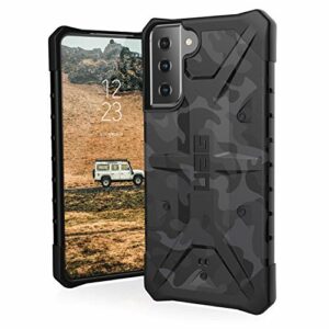 Urban Armor Gear Pathfinder Case Samsung Galaxy S21+ 5G (6,7") Etui de Protection (Compatible Recharge sans Fil, Housse Conforme aux Normes Militaires, Pare-Chocs Ultra Fin) - Midnight Camo