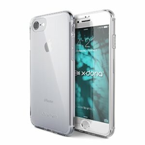 X-Doria Coque Defense de pour iPhone 7 (Defense 360) Protection complète, y Compris la Coque de Protection de l'écran, Transparent,