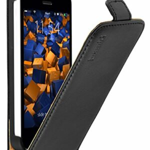 mumbi Etui à clapet pour iPhone 5c - Étui de protection à rabat Flip Style Noir