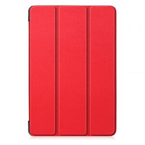 Cover-Discount MediaPad M6 10.8 Étui de Protection en Cuir Tri-Fold Smart Rouge