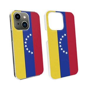 Film de Protection pour iPhone 13 Mini avec Motif Drapeau du Venezuela, Transparent, Beau et Durable, léger, pour protéger Votre téléphone Contre Les dommages