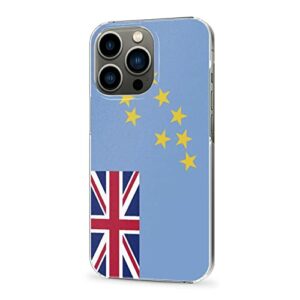 Cellular Phone Case Coque de Protection pour iPhone 12 Pro Max, fabriqué en matériau PC Robuste et Durable, étui pour téléphone avec Drapeau Tuvalu