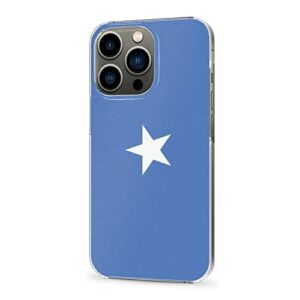 Cellular Phone Case Coque de Protection pour iPhone 12 Pro, fabriqué en matériau PC Robuste et Durable Coque de Protection pour téléphone avec Drapeau Somalia