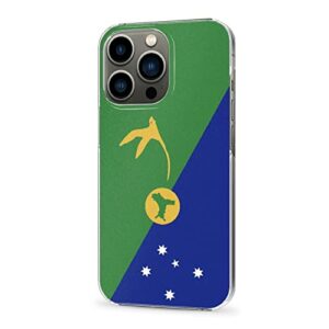 Cellular Phone Case Coque de Protection pour iPhone 12 Pro Max fabriqué en matériau PC Robuste et Durable Coque de Protection pour téléphone avec Drapeau de l'île de Noël