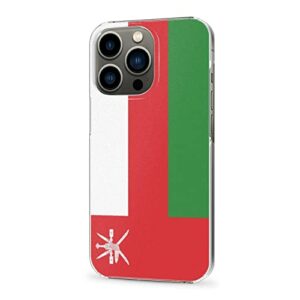 Cellular Phone Case Coque de Protection pour iPhone 12 Pro, fabriqué en matériau PC Robuste et Durable, étui pour téléphone avec Drapeau Oman