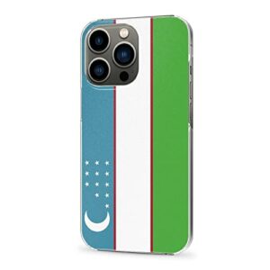 Cellular Phone Case Coque de Protection pour iPhone 12 Pro, fabriqué en matériau PC Robuste et Durable, étui pour téléphone avec Drapeau de l'Ouzbékistan