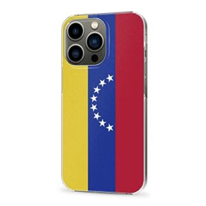 Cellular Phone Case Coque de Protection pour iPhone 12 Pro, fabriqué en matériau PC Robuste et Durable, étui pour téléphone avec Drapeau du Venezuela