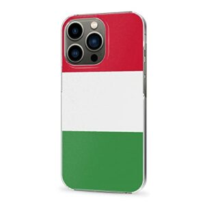Cellular Phone Case Coque de Protection pour iPhone 12 Pro Max, fabriqué en matériau PC Robuste et Durable, étui pour téléphone avec Drapeau Italien