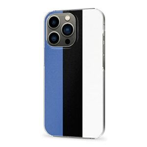 Cellular Phone Case Coque de Protection pour iPhone 12 Pro, fabriqué en matériau PC Robuste et Durable, étui pour téléphone avec Drapeau Estonienne