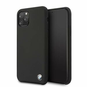 BMW Phone Case pour iPhone 11 Pro Max Coque en Silicone Lisse avec intérieur en Microfibre Douce Noir | Facile à Clipser | Protection Contre Les Chutes | Produit sous Licence Officielle