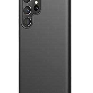 Black Rock - Coque de Protection en Silicone pour Samsung Galaxy S22 Ultra 5G I Coque de Protection en Silicone Fine, antidérapante (Noir)