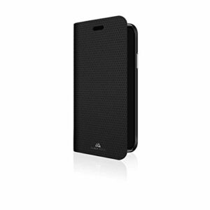 Black Rock Coque de protection "The Standard" (pour Apple iPhone XR, design mince, en plastique, protection idéale, protection à 180° ou 360°, rabat magnétique) Noir