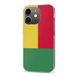 Cellular Phone Case Coque de Protection pour iPhone 12 Fabriquée en matériau PC Robuste et Durable Coque de Protection pour téléphone avec Drapeau du Benin