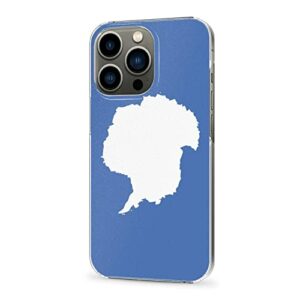 Cellular Phone Case Coque de Protection pour iPhone 12 Pro, fabriqué en matériau PC Robuste et Durable, étui pour téléphone avec Drapeau de l'Antarctique
