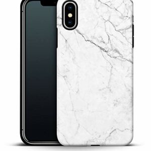 Coque de Protection Premium pour Apple iPhone X/XS Blanc marbré
