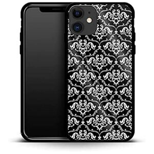 Coque de Protection de Luxe Black French Lillies pour Apple iPhone 11