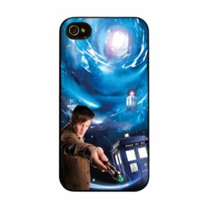 Diabloskinz H0026-0067-0003 Coque de Protection pour iPhone 4/4S Motif The Doctor Tardis and The Sonic Screwdriver