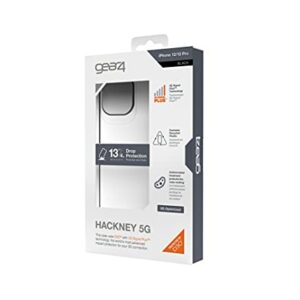 Gear 4 Hackney 5G Designed for iPhone 12 Pro & iPhone 12, Advanced Impact Protection by D3O, with 5G Plus Technology - Black