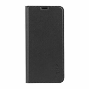 Gigaset GS3 Étui de protection à rabat pour téléphone portable en cuir Noir [Version International, Non-Compatible en France]