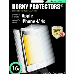 HORNY PROTECTORS® Film de Protection d'écran pour Apple iPhone 4/4S