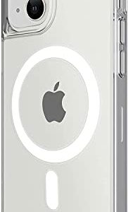 Skech Crystal MagSafe Case Coque de Protection Compatible avec Apple iPhone 13 Pro Max [Coque en TPU Transparente, Chargement sans Fil (Qi), revêtement Anti-UV, Bord surélevé] Transparent