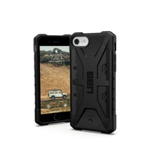 Urban Armor Gear Pathfinder Coque Apple iPhone SE Housse de Protection [Extrêmement Bien ajusté, Wireless Charging Compatible, Case aux Normes Militaires] Noir