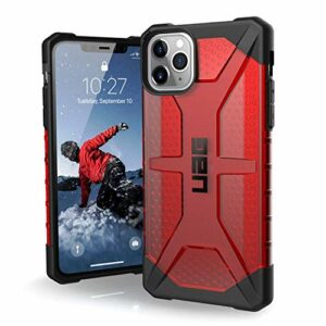 Urban Armor Gear Plasma Apple iPhone 11 Pro Max (6.5") Coque Housse Etui (Antichoc, Compatible avec L'induction, Ultra Protection Bumper, Anti rayure) - Rouge