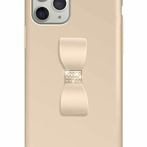 White Diamonds Coque de protection "Bow" (pour Apple iPhone 11 Pro, coque de protection idéale, léger, en plastique) Or