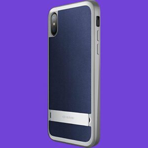 X-Doria Étui de Protection avec Support pour iPhone X Bleu