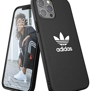adidas Coque de téléphone conçue pour iPhone 12 Pro Max - Résiste aux Chutes - Bords surélevés - Coque de Protection Originale - Noir et Blanc