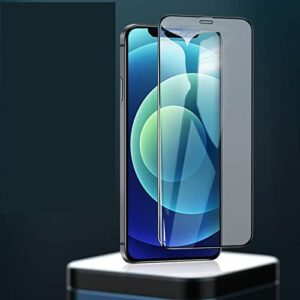 Romon Film de protection d'écran en verre trempé compatible avec iPhone 12promax 6,7", durable, résistant aux rayures, sans bulles, protection d'écran anti-rayures pour une installation facile