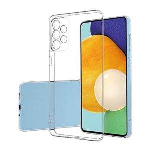 Samsung Galaxy A73 5G Case, Shock - Proof Transparent Hard Bumper Slim Protection Integrated Camera Protection for Samsung A73 5G Case (Transparent)