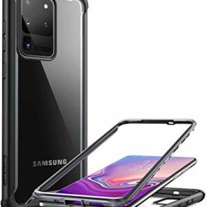 i-Blason Coque pour Samsung Galaxy S20 Ultra 5 g, [Série Ares] Coque de Protection Transparente Robuste sans Protection d'écran intégrée pour Galaxy S20 Ultra 6,9" (Version 2020) (Noir)