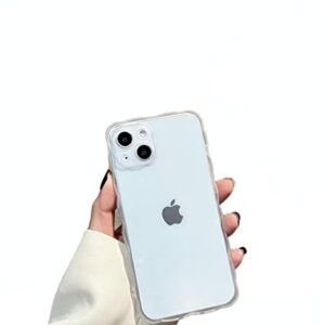 Cas de téléphone ondulé Protection de lentille de caméra Cas de téléphone en Silicone TPU Souple Transparent pour iPhone 12 Pro Max