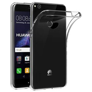 Coque Compatible pour Huawei Honor 8 Smart, Coque en Silicone TPU Slim Fit cristallin, Coque de Protection pour téléphone Flexible Anti-Rayures Antichoc - Transparente