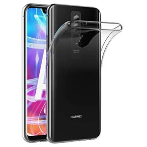 Coque Compatible pour Huawei Maimang 7, Coque en Silicone TPU Slim Fit cristallin, Coque de Protection pour téléphone Flexible Anti-Rayures Antichoc - Transparente