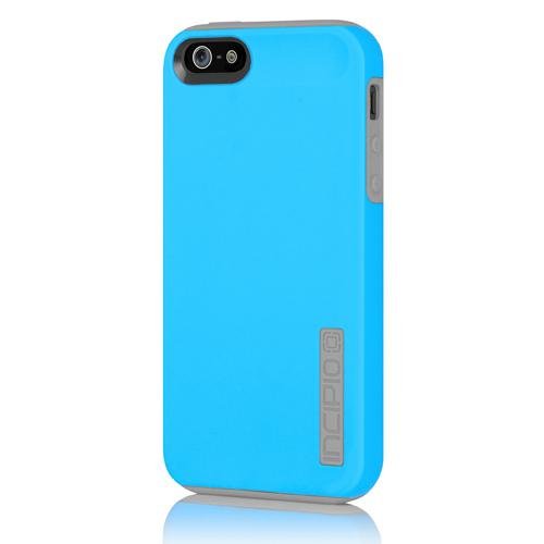 Incipio Dual Pro DualPro cas de double protection Housse pour iPhone 5 cyan blue / haze grey