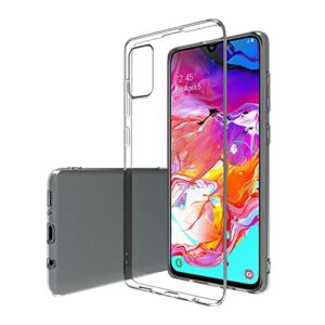 Samsung Galaxy Phone Case, Shock Proof Crystal Transparent Hard Bumper Ultra Thin Protective Phone, Suitable for Samsung A71 4G Phone Case (Transparent)