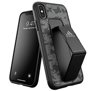 adidas Étui de Protection - Grip Case - Compatible avec iPhone X/XS - Coque résistante aux Chutes, Bords surélevés, Camouflage Noir