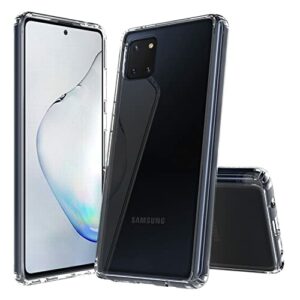 Coque Compatible pour Samsung Galaxy M60S, Crystal Clear Slim Fit Soft TPU Silicone Cover Anti Scratch Antichoc Flexible Protective Cover - Transparent