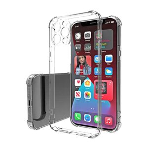 Hemjad Ultra - Thin Phone Case Camera Protection Anti - Drop Design pour iPhone 12 Pro Max (Transparency)